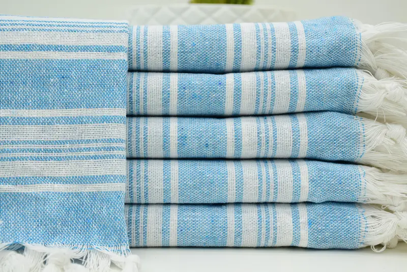 Travel Towel, Bachelorette Party Gifts, 70x40 Cotton Striped Towel, Custom Wedding Gift, Turkish bath towel, Custom Bath Towel, Valentines Day Gift - 1