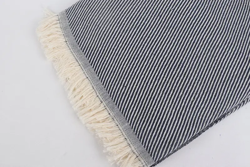 Personalized Wedding Gift, Quick-dry towel, Bachelorette Gifts, Oversized Beach Towel, 70x36 Cotton Striped Towel, Christmas Favors, Summer Towel - 7