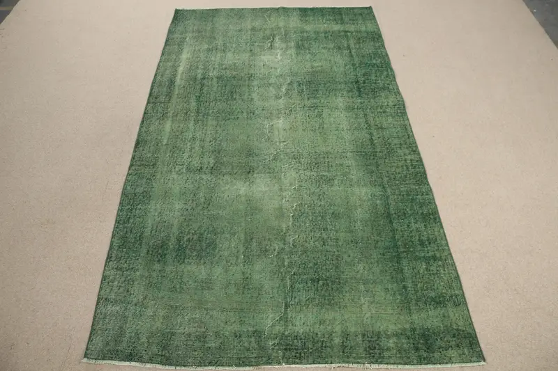 Yeşil Hayvan Baskılı Halı, 0,4x8,5 ft Şık Dekor