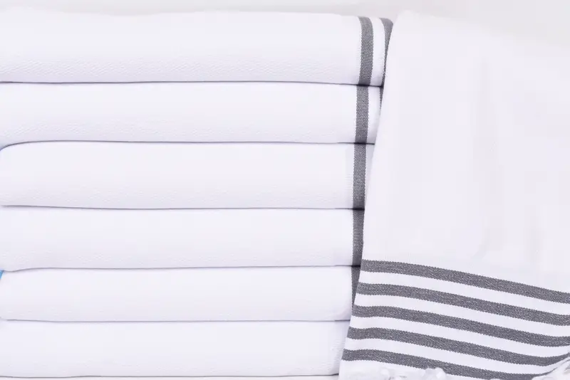 Custom Hand Towel, Kitchen Towel, Gift For Him, Bulk Order Towel, 70x20 Cotton Striped Towel, Gifts For Him, Hand Size Towels, Bathroom Towels - 2