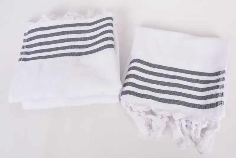 Custom Hand Towel, Kitchen Towel, Gift For Him, Bulk Order Towel, 70x20 Cotton Striped Towel, Gifts For Him, Hand Size Towels, Bathroom Towels - 7