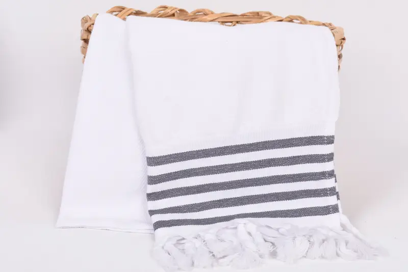 Custom Hand Towel, Kitchen Towel, Gift For Him, Bulk Order Towel, 70x20 Cotton Striped Towel, Gifts For Him, Hand Size Towels, Bathroom Towels - 5
