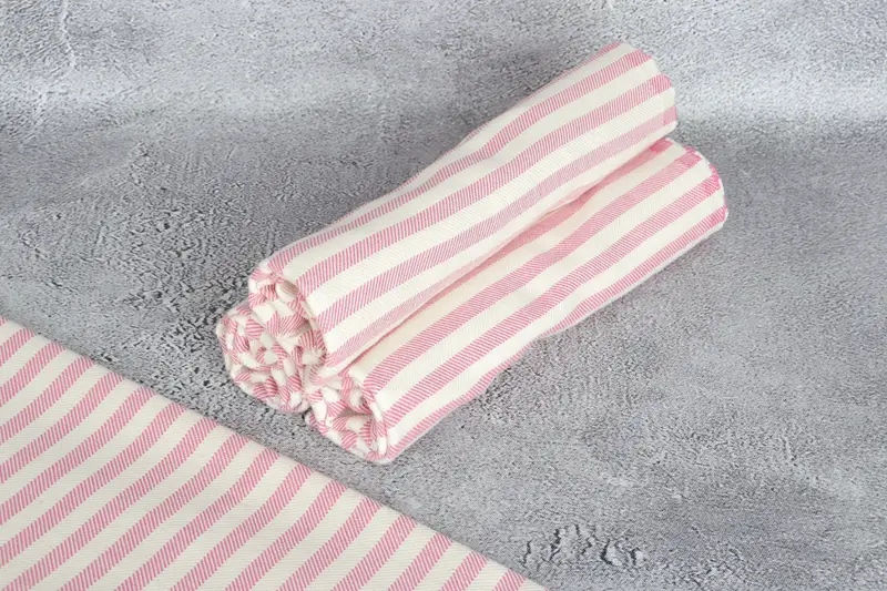 First Wedding Anniversary Gift, Personalized Gift, Turkish Hand Towel, 40x24 Cotton Striped Towel, Monogrammed Hand Towel, Personalized Gift For Her - 8