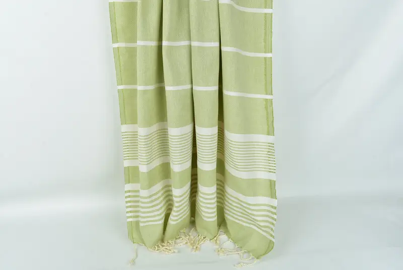 Handmade Gift, Scarf Towel, Bath towel, Absorbent towel, 68x38 Cotton Striped Towel, Wedding Gifts Towel, Quick-drying cotton Turkish beach towel - 8