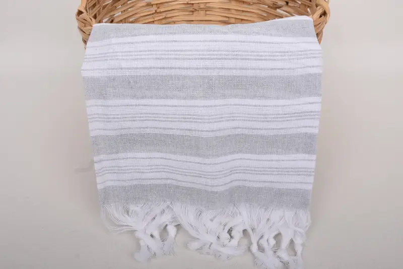 Custom Wedding Gift, Bachelorette Towel, Bachelorette Party Gift, Lightweight towel, Hammam Towel USA, 70x40 Cotton Striped Towel, Family Gift - 5