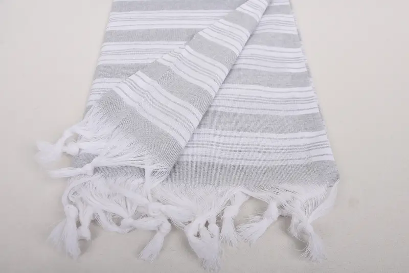 Custom Wedding Gift, Bachelorette Towel, Bachelorette Party Gift, Lightweight towel, Hammam Towel USA, 70x40 Cotton Striped Towel, Family Gift - 8