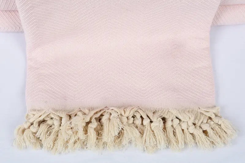 Monogram Blanket, Gift For The Home Decor, 84x68 Cotton Zig zag Towel, Beach Blanket, Turkish Tablecloth, Tablecloth, Housewarming Gift - 2
