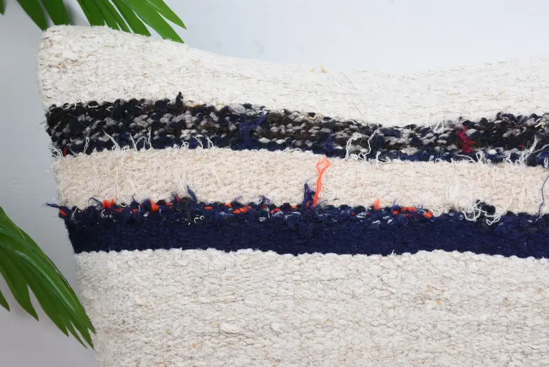 Outdoor Bolster Pillow, Turkish Kilim Pillow, 14x14 White Pillow Cover, Pillow for Couch, Hippie Throw Cushion Case, Cushion Cover, Pillow for Sofa - 2