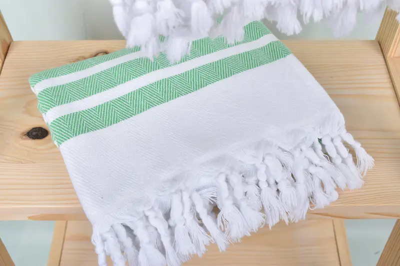 Bridesmaid Towel, Turkish bath towel, Bridesmaid Gifts, Organic Towel, 70x40 Cotton Herringbone Towel, Best Friend Gift Ideas, Custom Wedding Gifts - 5