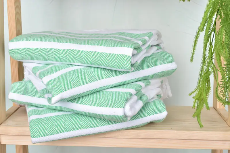 Bridesmaid Towel, Turkish bath towel, Bridesmaid Gifts, Organic Towel, 70x40 Cotton Herringbone Towel, Best Friend Gift Ideas, Custom Wedding Gifts - 7