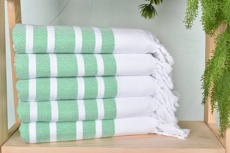 Bridesmaid Towel, Turkish bath towel, Bridesmaid Gifts, Organic Towel, 70x40 Cotton Herringbone Towel, Best Friend Gift Ideas, Custom Wedding Gifts - 2