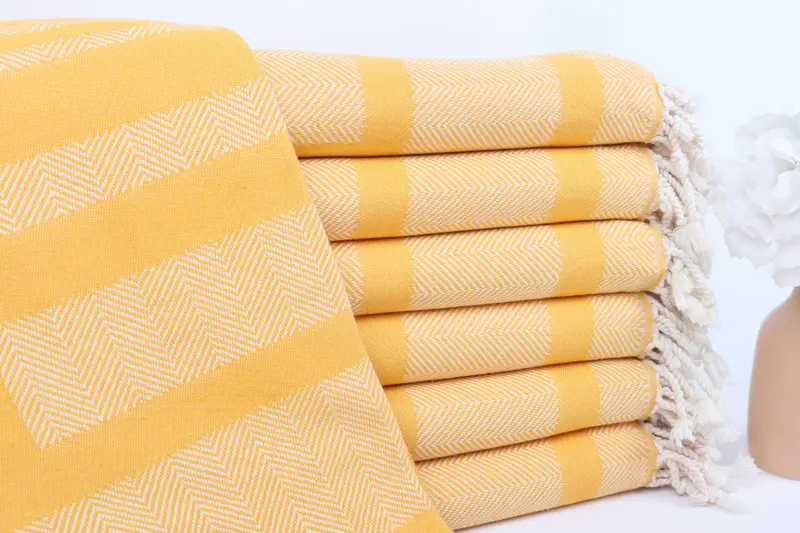 Organic towel, Home Decor Towel, Scarf Towel, Quick-dry travel peshtemal towel, 68x38 Cotton Chevron Towel, Lightweight Turkish towel, Custom Gift - 1