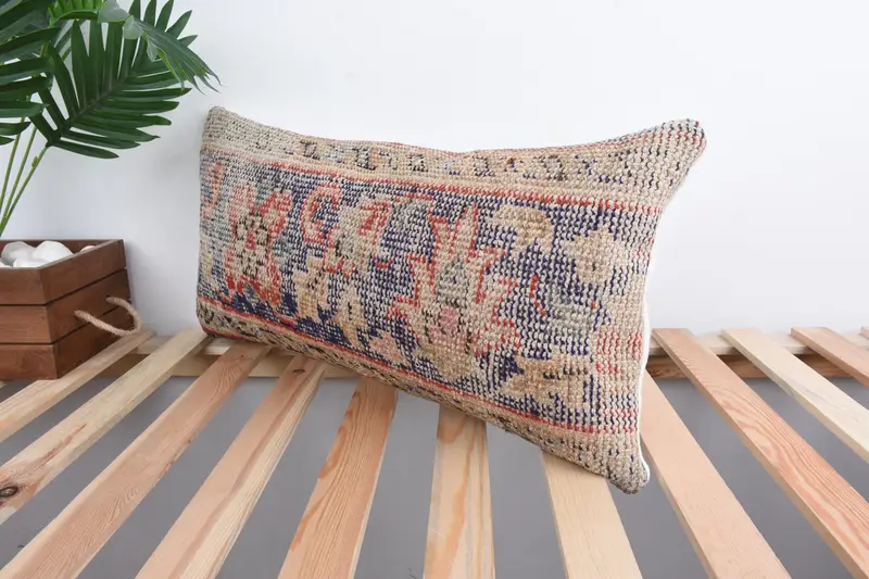 Pillow Case, Nautical Throw Pillow Case, Custom Pillow Case, Kilim Pillow, Pillow for Couch, Turkish Pillow, 12x24 Purple Cushion Cover - 5