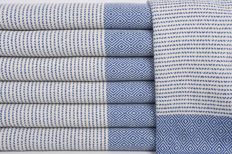 Quick-dry peshtemal, Bachelor Towel, 70x36 Cotton Diamond Towel, Lightweight towel, Baby Boy Gift, Wedding Gift, Customized Turkish Towel - 1