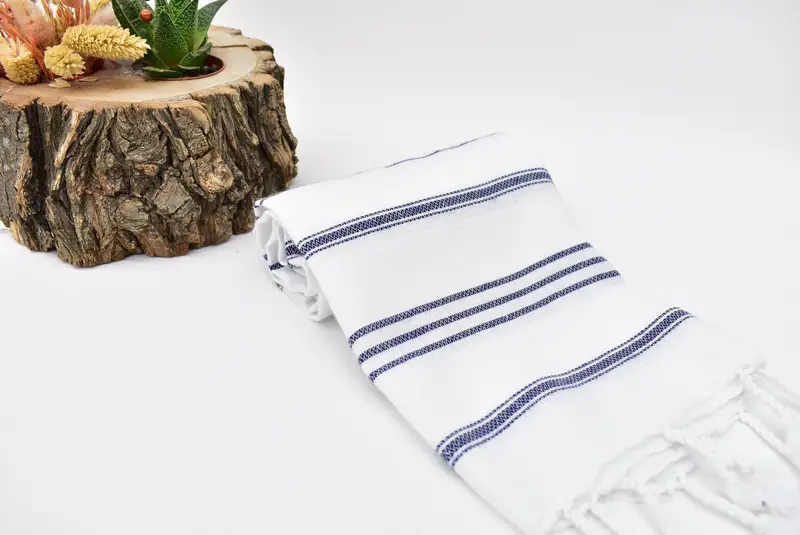 Wedding Favors, Bachelor Gifts, Monogram Hand Towel, 40x24 Cotton Striped Towel, Personalized Hand Towel, First Wedding Anniversary Gift, Gym Towel - 7