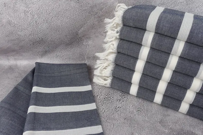 Personalized Home Gift Wedding, 70x38 Cotton Striped Towel, Custom Gift, Wedding Gift Ideas, Absorbent towel, Housewarming Gift, Spa Gift Towel - 2
