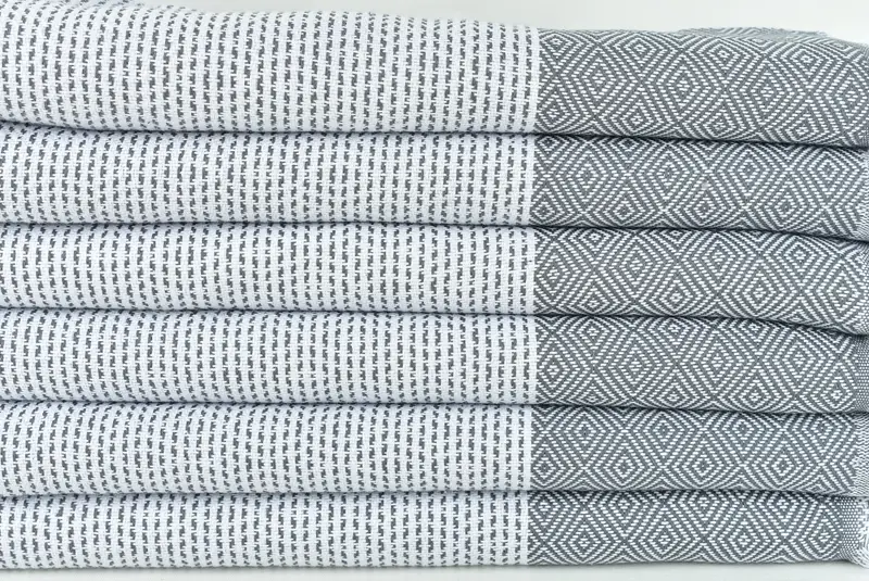 Peshtemal Towel, Personalized Beach Towel, Wedding Gift Ideas, 70x40 Cotton Diamond Towel, Custom Turkish Towel, Luxury towel, Quick-Dry Beach Towel - 2