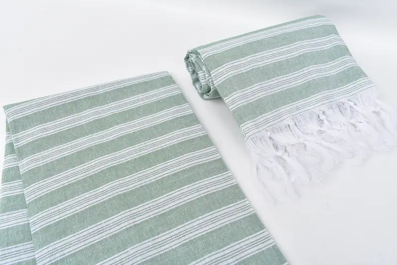 Beach Towel Gift, 70x40 Cotton Striped Towel, Best Friend Gift, Bachelorette Party Items, Bathroom Towel, Turkish Towel Set, Bath towel, Guest Towel - 7