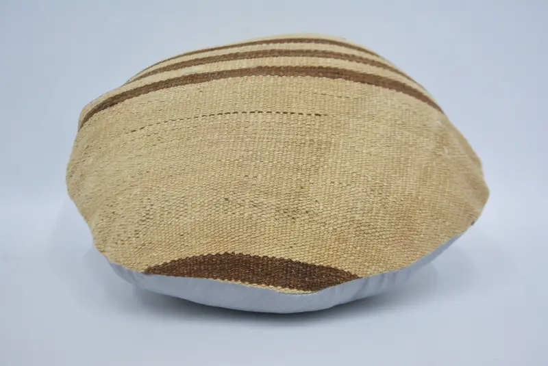 16x16 Beige Cushion, Kilim Pillow, Cushion, Vintage Kilim Pillow, Home Decor Pillow, Outdoor Bolster Cushion Cover - 6