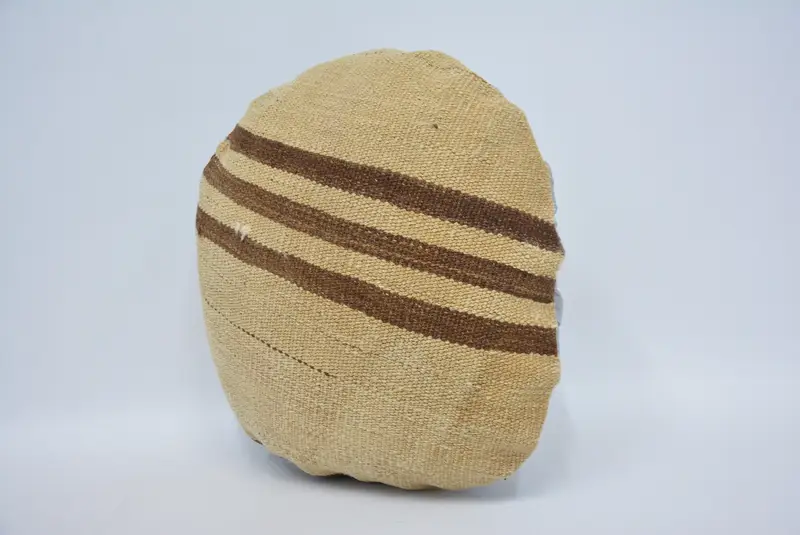 16x16 Beige Cushion, Kilim Pillow, Cushion, Vintage Kilim Pillow, Home Decor Pillow, Outdoor Bolster Cushion Cover - 4