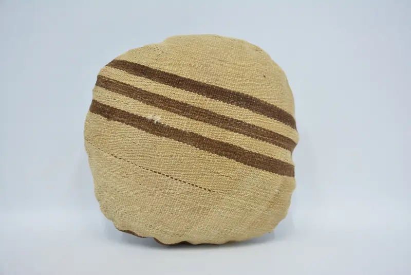 16x16 Beige Cushion, Kilim Pillow, Cushion, Vintage Kilim Pillow, Home Decor Pillow, Outdoor Bolster Cushion Cover - 1
