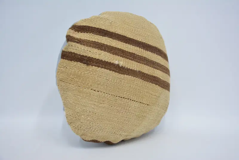 16x16 Beige Cushion, Kilim Pillow, Cushion, Vintage Kilim Pillow, Home Decor Pillow, Outdoor Bolster Cushion Cover - 3