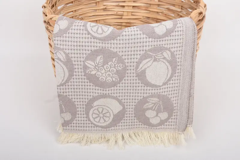 En iyi arkadaş düğün hediyesi, büyükanne hediyesi, 28x20 pamuklu meyve desenli havlu, monogram mutfak havlu, kişiselleştirilmiş hediyeler, düğün iyilikleri, Noel hediyeleri - 6
