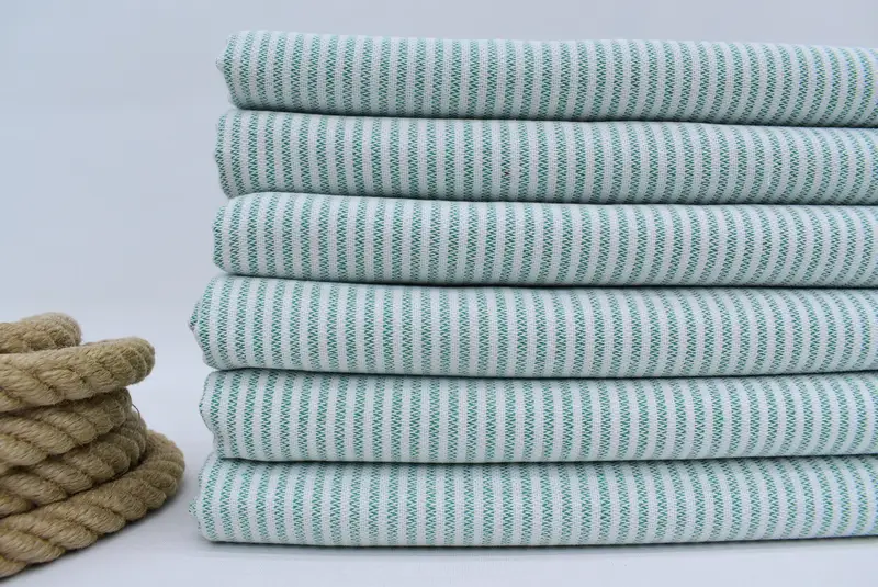 Baby Boy Gift, Bridesmaid Gift Towel, 70x36 Cotton Striped Towel, Scarf Towel, Spa Gift Towel, Turkish hand towel, Organic Cotton Towel, Bath towel - 2
