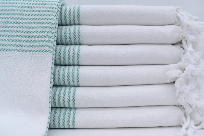 Baby Boy Gift, Bridesmaid Gift Towel, 70x36 Cotton Striped Towel, Scarf Towel, Spa Gift Towel, Turkish hand towel, Organic Cotton Towel, Bath towel - 1