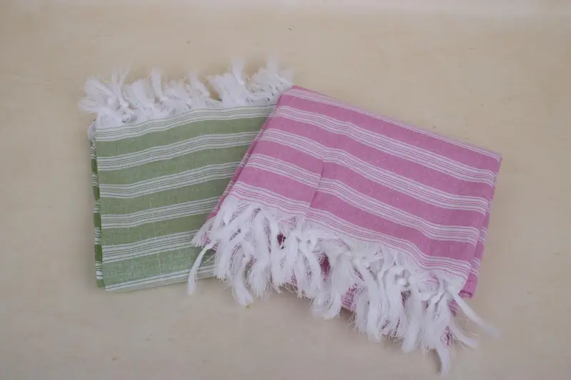 Personalized Bridesmaid Gift, Thin towel, Turkish Towel Beach Towel, Personalize Gift, 70x40 Cotton Striped Towel, Bachelorette Party Gift - 8