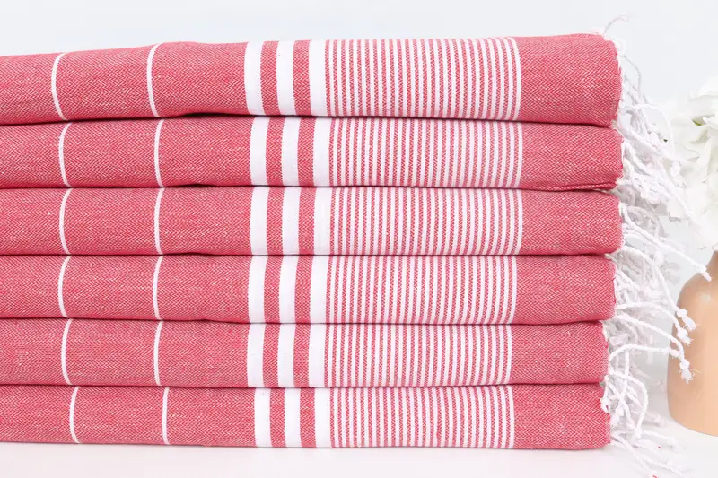 Personalized Wedding Gift, Bulk Order Towel, Decorative Towel, Wedding Gift, Turkish Tea Towel, Personalized Gifts, 40x24 Cotton Striped Towel - 3