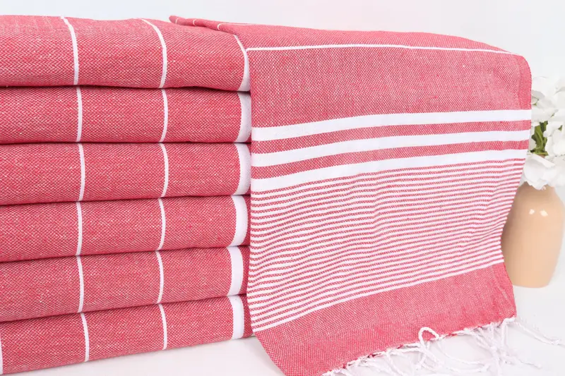Personalized Wedding Gift, Bulk Order Towel, Decorative Towel, Wedding Gift, Turkish Tea Towel, Personalized Gifts, 40x24 Cotton Striped Towel - 2
