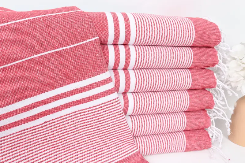 Personalized Wedding Gift, Bulk Order Towel, Decorative Towel, Wedding Gift, Turkish Tea Towel, Personalized Gifts, 40x24 Cotton Striped Towel - 1
