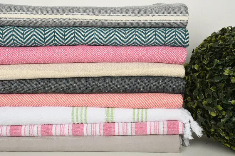 Turkish Towel Monogram, Anniversary Gift For Her, Small Bath Towels, Wedding Gift, 36x18 Cotton Set of 10 Towel, Boyfriend Gift, Personalized Gift - 3