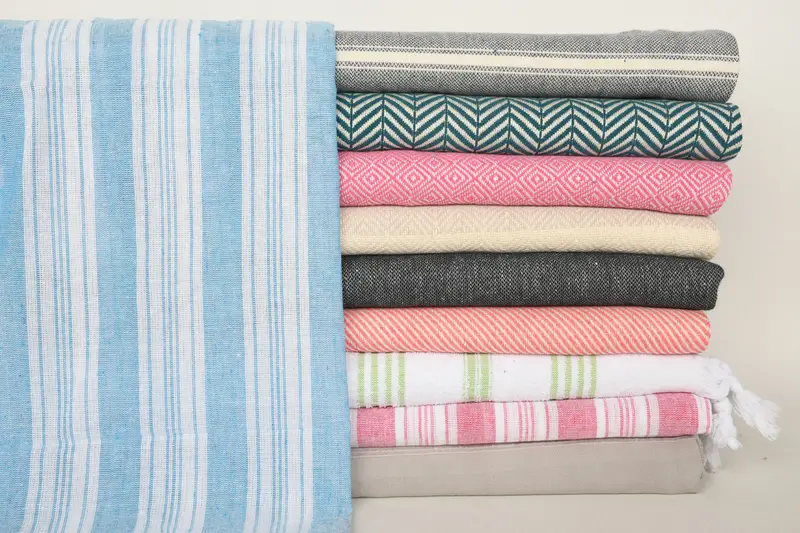 Turkish Towel Monogram, Anniversary Gift For Her, Small Bath Towels, Wedding Gift, 36x18 Cotton Set of 10 Towel, Boyfriend Gift, Personalized Gift - 1