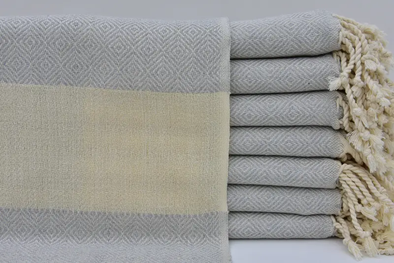 Bathroom Towels, Small Bath Towels, Wedding Day Gift For Bride, Wedding Favors, Xmas Gifts, 40x20 Cotton Diamond Towel, Monogram Turkish Bath Towel - 1
