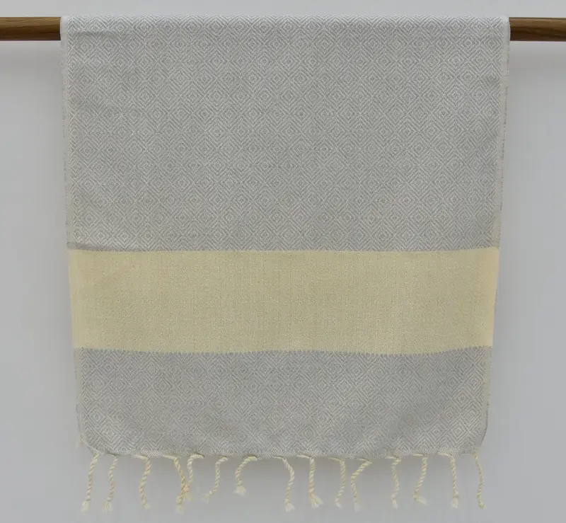 Bathroom Towels, Small Bath Towels, Wedding Day Gift For Bride, Wedding Favors, Xmas Gifts, 40x20 Cotton Diamond Towel, Monogram Turkish Bath Towel - 6