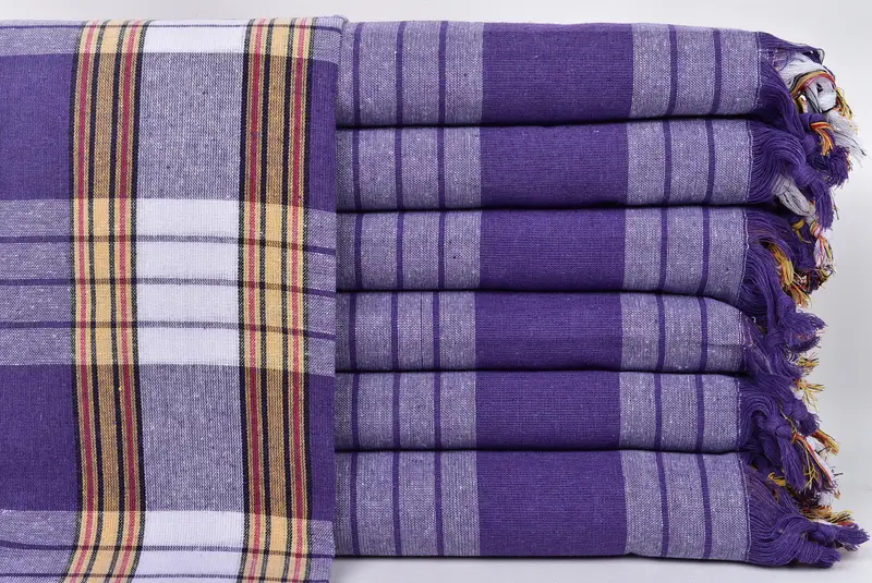 68x32 Cotton Striped Towel, Gift For Him, Customized Towels, Absorbent towel, Large Turkish Towel, Handwoven Turkish Towel, Custom Towel Beach - 1
