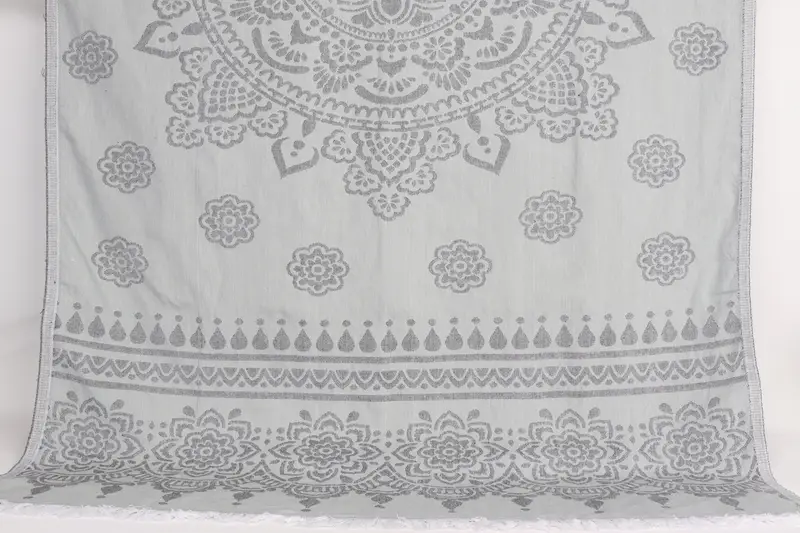 70x40 Cotton Floral Patterned Towel, Grandma Gift, Custom Wedding Gifts, Oversized Beach Towel, Custom Wedding Gift, Turkish beach towel - 1