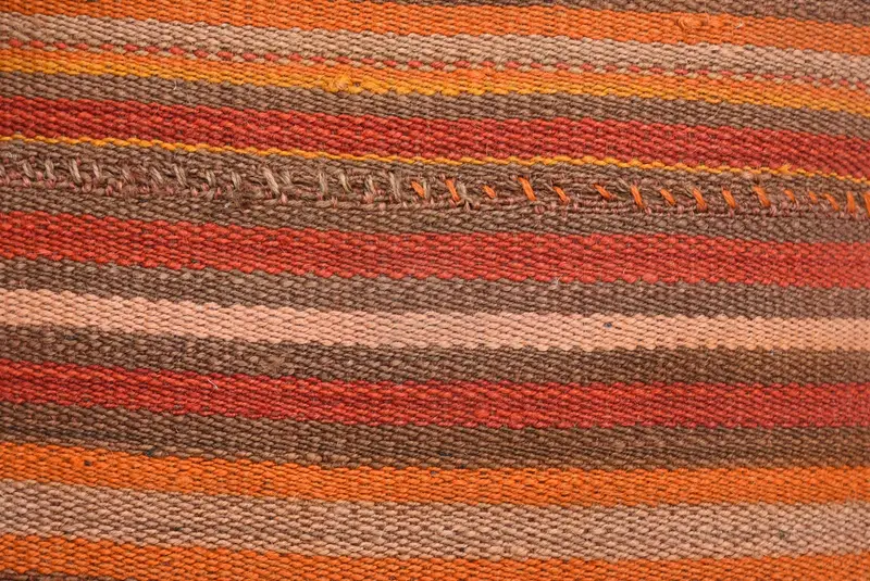 Handmade Rug Seat Cushion Case, Home Decor Pillow, Pillow Case, 12x12 Red Pillow Case, Kilim Cushion Sham, Antique Pillows - 3