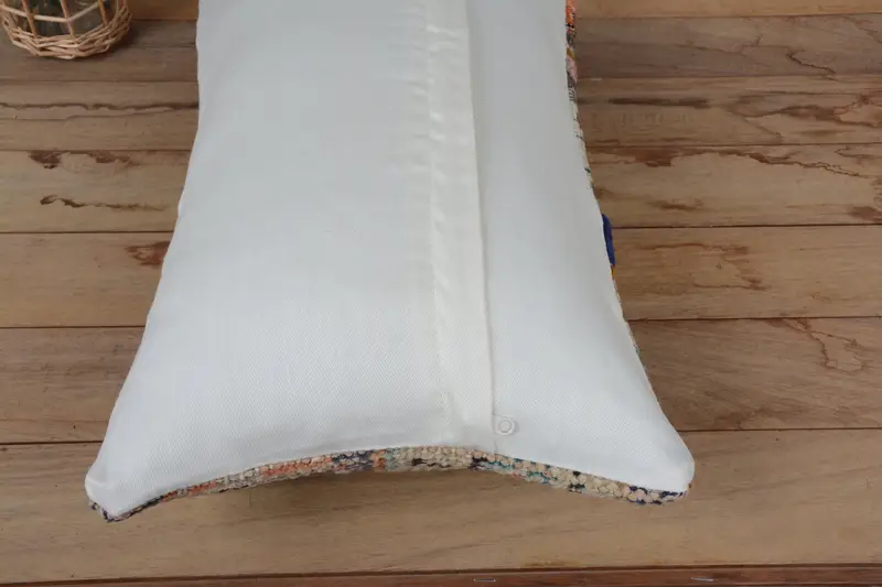 Customized Pillow Case, Pillow Sham, 12x20 Beige Pillow Case, Antique Pillows, Vintage Kilim Pillow, Vintage Throw Cushion, Interior Designer Pillow - 6