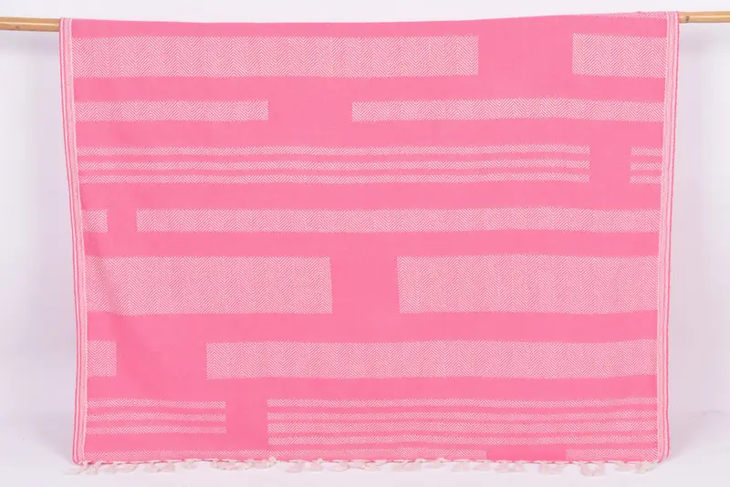 Embroidered Towel, Bachelor Bachelorette Party Favors, Fouta towel, Home Gift, 68x38 Cotton Chevron Towel, Custom monogram Turkish beach towel USA - 1
