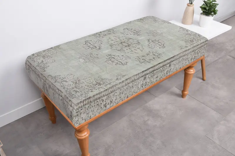 Modüler Osmanlı Seti, İskandinav Yeşili ve Gri Yün Karışımlı Osmanlı