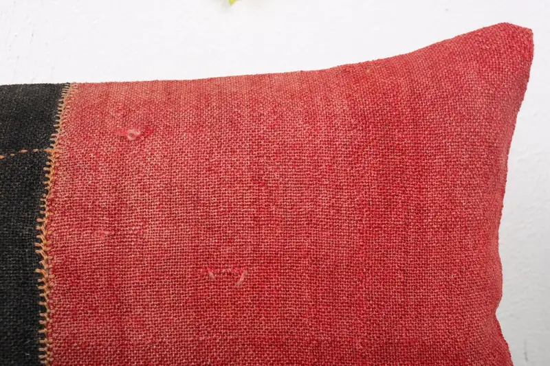 16x48 Red Pillow Sham, Pillow Cover, Interior Designer Pillow, Outdoor Throw Cushion Case, Sofa Cushion Cover, Vintage Pillow, Kilim Pillow - 5