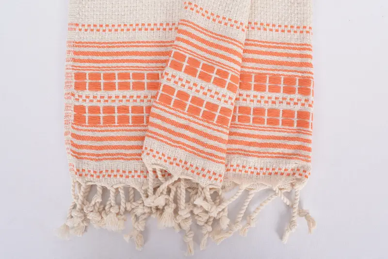 Wedding Gift, Boyfriend Christmas Gift, Turkish Towel Hand Towel, Monogrammed Hand Towel, Beach Theme Bachelorette Party, 40x20 Linen Striped Towel - 8
