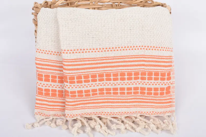 Wedding Gift, Boyfriend Christmas Gift, Turkish Towel Hand Towel, Monogrammed Hand Towel, Beach Theme Bachelorette Party, 40x20 Linen Striped Towel - 5
