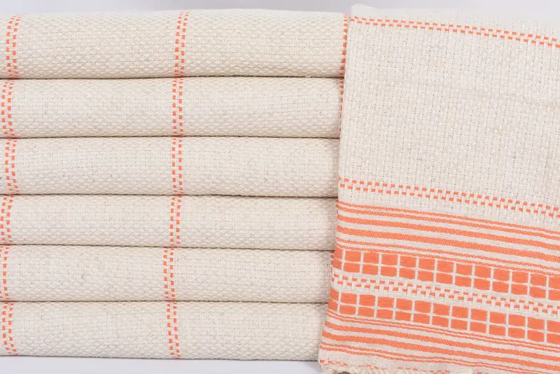 Wedding Gift, Boyfriend Christmas Gift, Turkish Towel Hand Towel, Monogrammed Hand Towel, Beach Theme Bachelorette Party, 40x20 Linen Striped Towel - 2