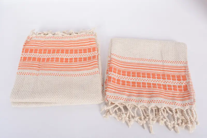 Wedding Gift, Boyfriend Christmas Gift, Turkish Towel Hand Towel, Monogrammed Hand Towel, Beach Theme Bachelorette Party, 40x20 Linen Striped Towel - 7
