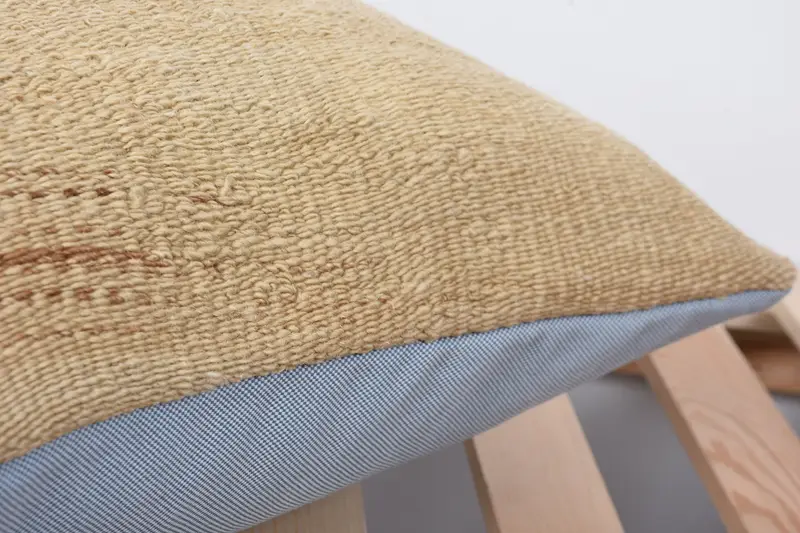 Pillow for Sofa, Ethnical Kilim Rug Pillow, Gift Pillow, Cushion Cover, Accent Cushion Cover, 16x16 Beige Cushion Cover - 7