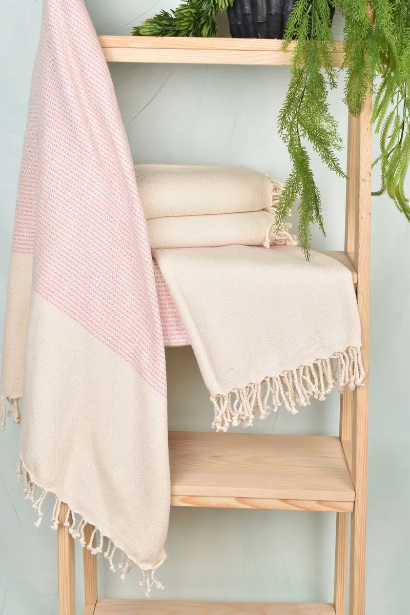 Wedding Hand Made Gift, 70x40 Cotton Diamond Towel, Welcome Wedding Gift, Personalized Turkish Towel, Bridal Shower Gift, Custom Beach Towel - 6